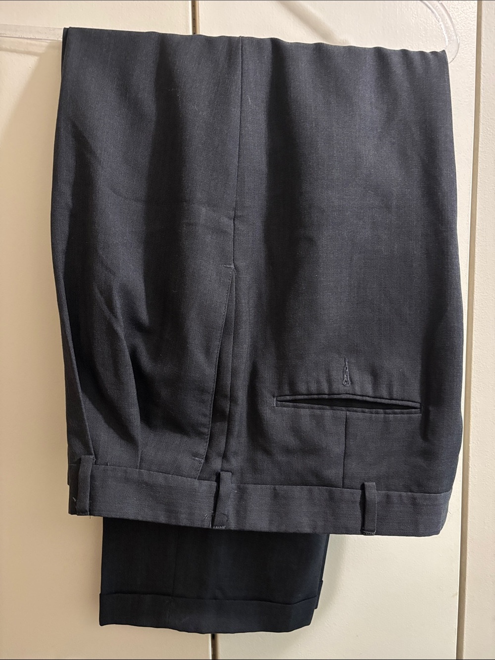 Classic Men's Dress Pants - Dark Gray